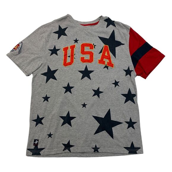 Winchester USA T Shirt Mens 2XL XXL Gray Cotton Short Sleeve Embroidered Logo - Picture 1 of 10